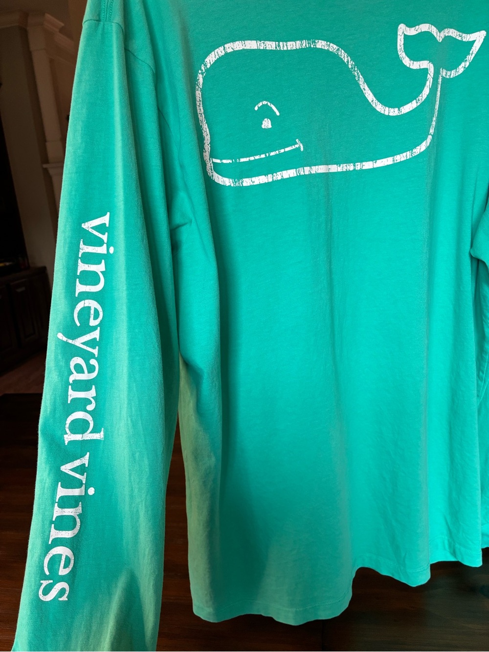 Vineyard Vines Men’s Long-Sleeve Whale Tee - Teal